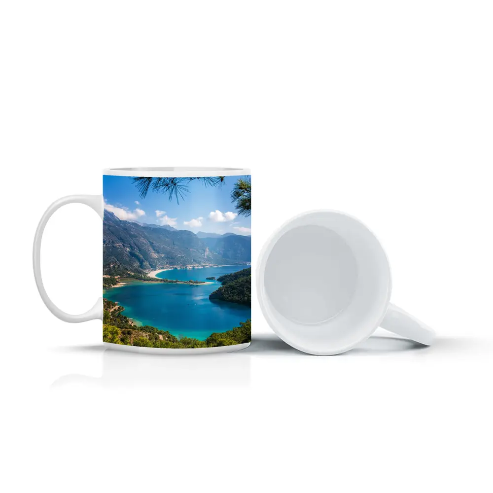 Oludeniz Blue Lagoon Turkey Aerial View – Mugs