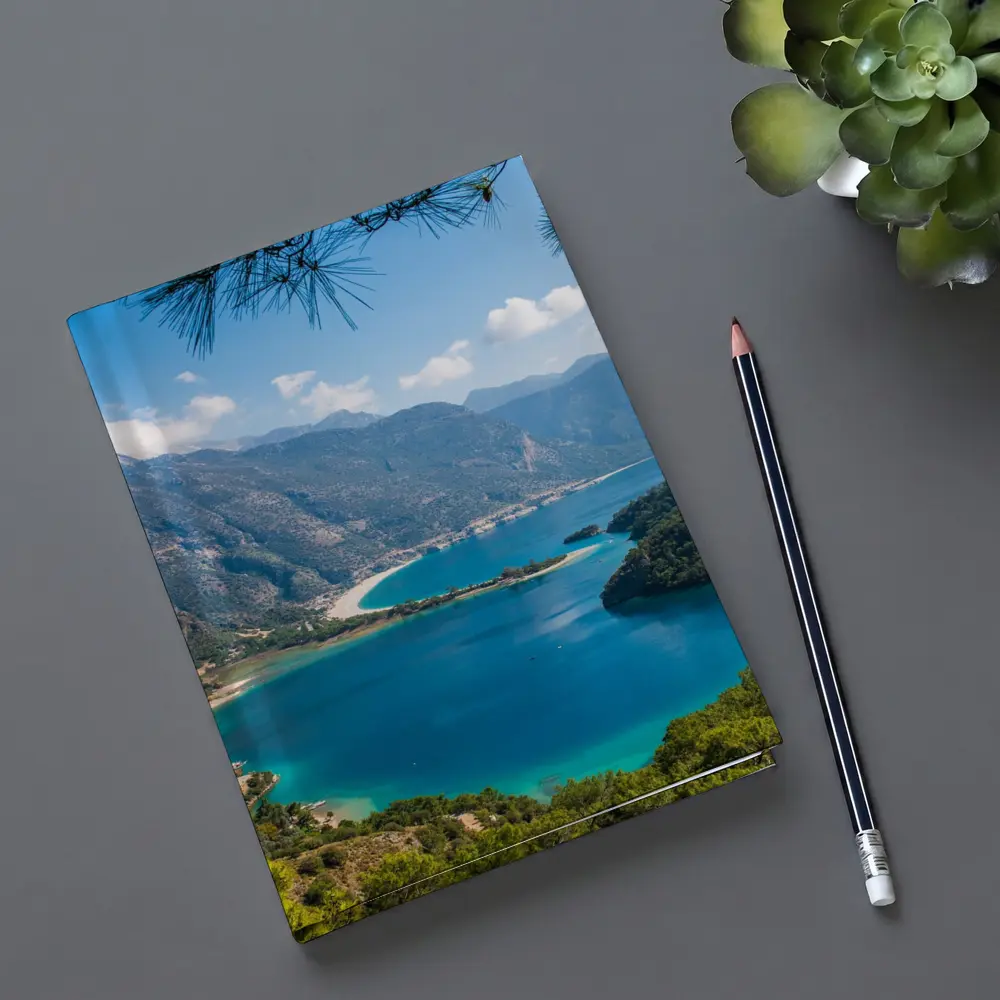 Oludeniz Blue Lagoon Turkey Aerial View – Notebooks