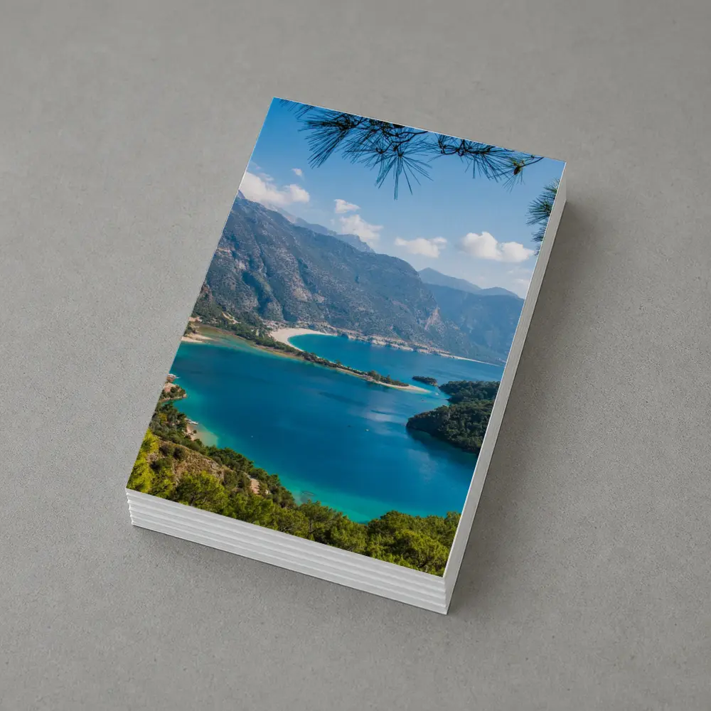 Oludeniz Blue Lagoon Turkey Aerial View – Postcards