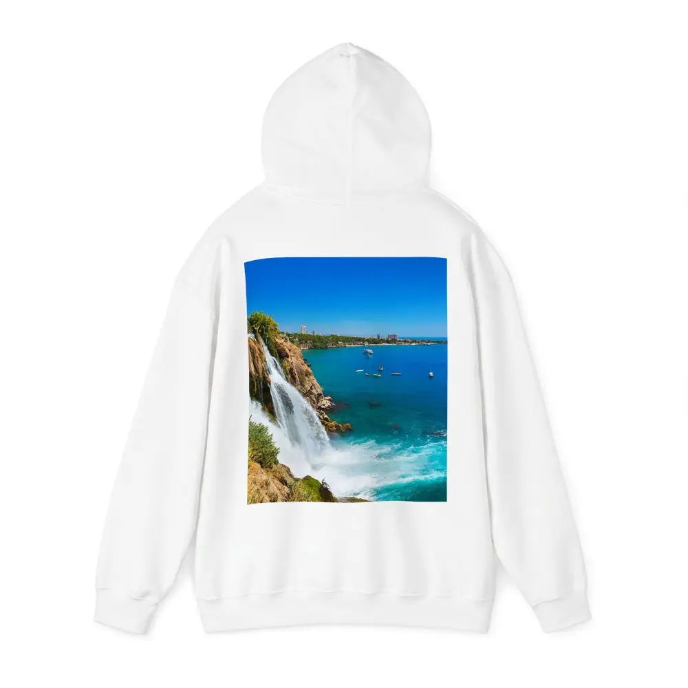 Duden Waterfall Cliffs Antalya Turkey Coast – Hoodies