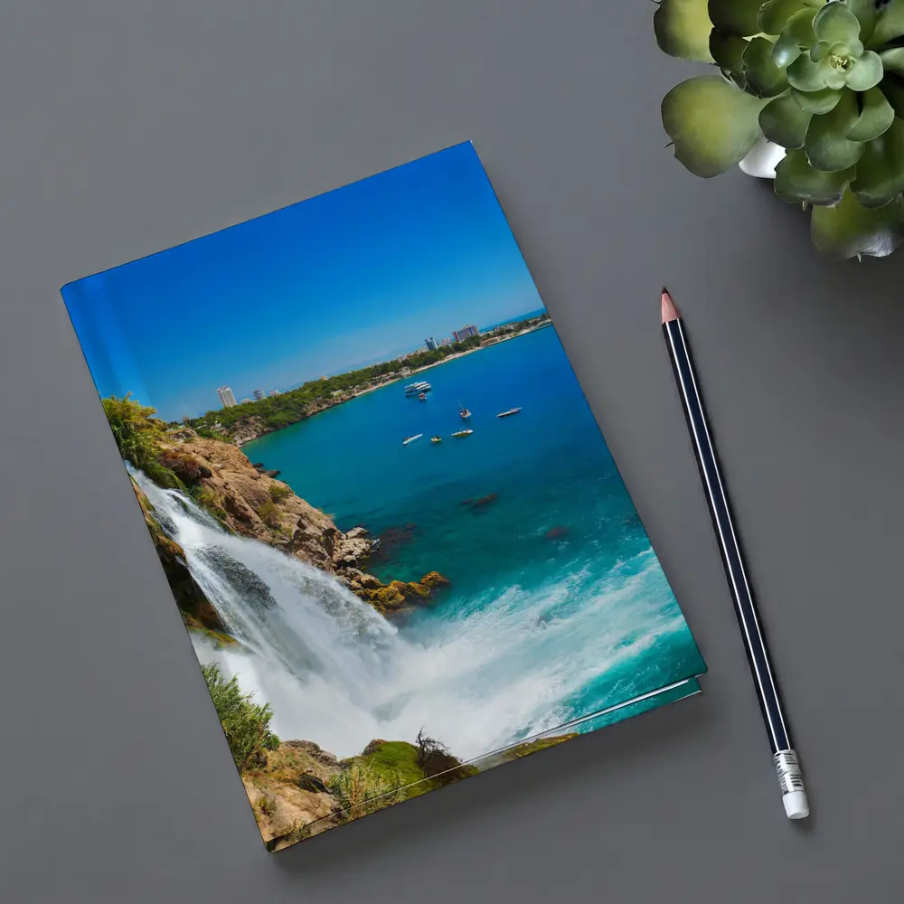 Duden Waterfall Cliffs Antalya Turkey Coast – Notebooks