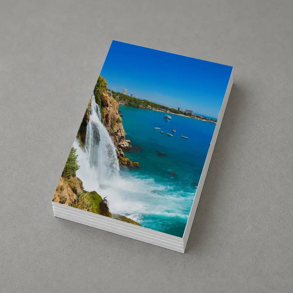 Duden Waterfall Cliffs Antalya Turkey Coast – Postcards