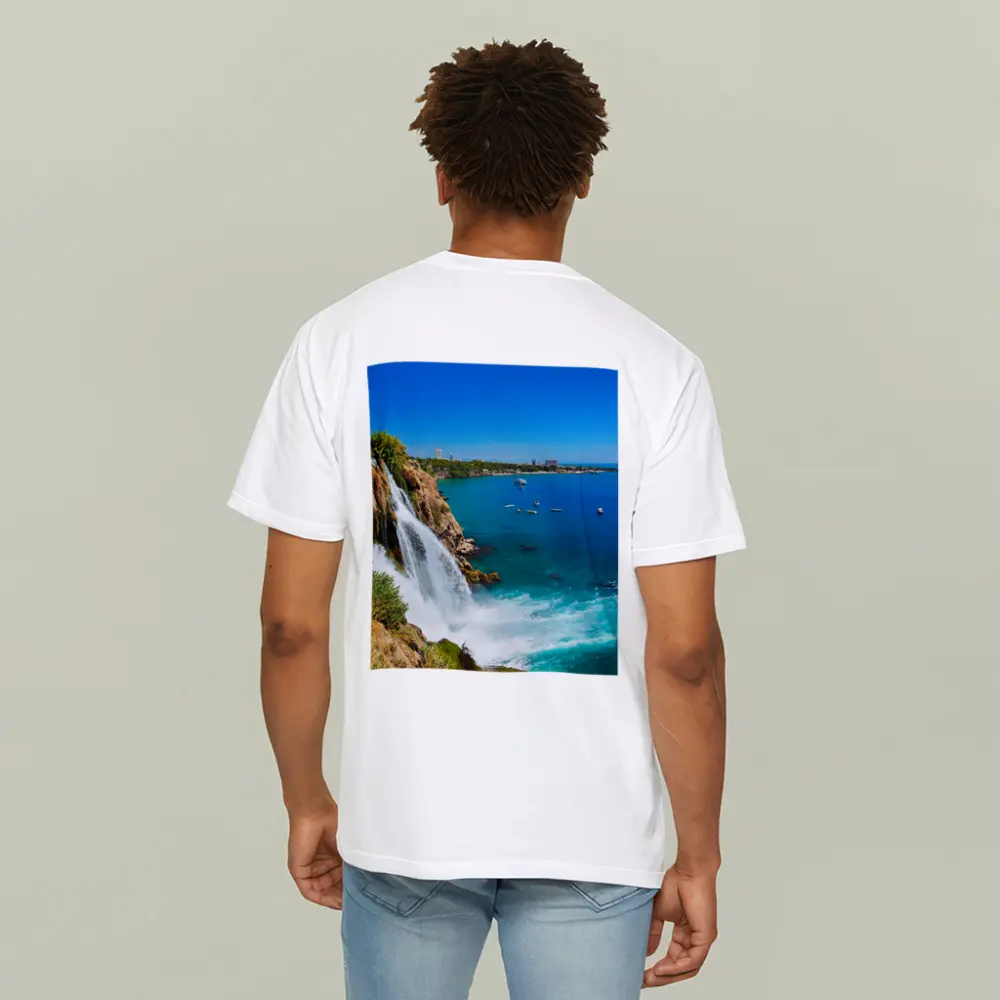 Duden Waterfall Cliffs Antalya Turkey Coast – T-Shirts