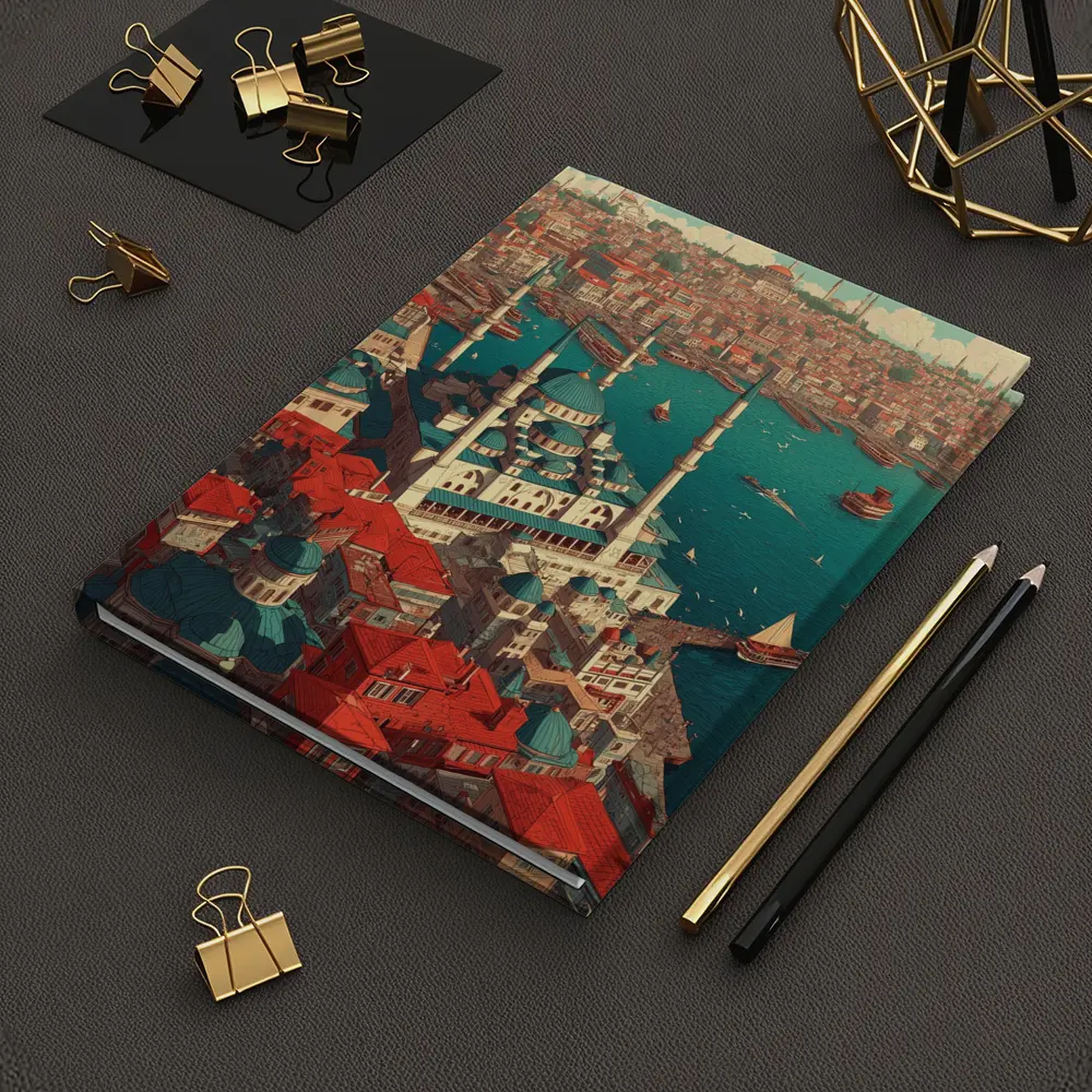 Istanbul Turkey Mosque City Illustration Art – Notebooks
