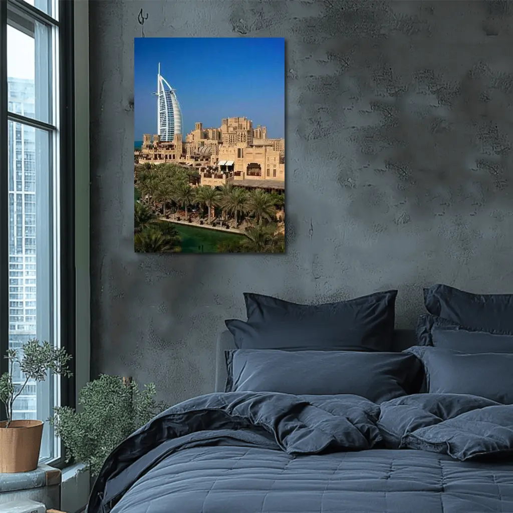 Burj Al Arab Hotel Dubai Skyline View – Wall Art