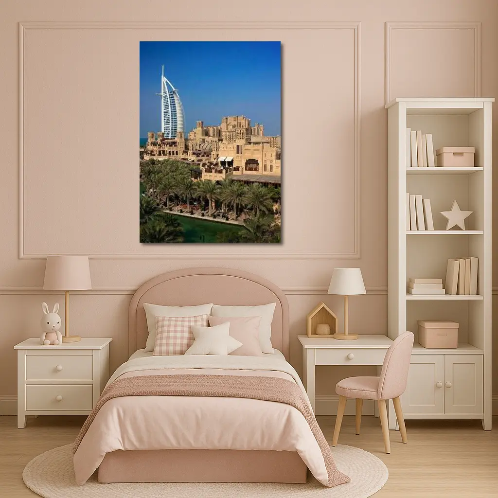 Burj Al Arab Hotel Dubai Skyline View – Wall Art