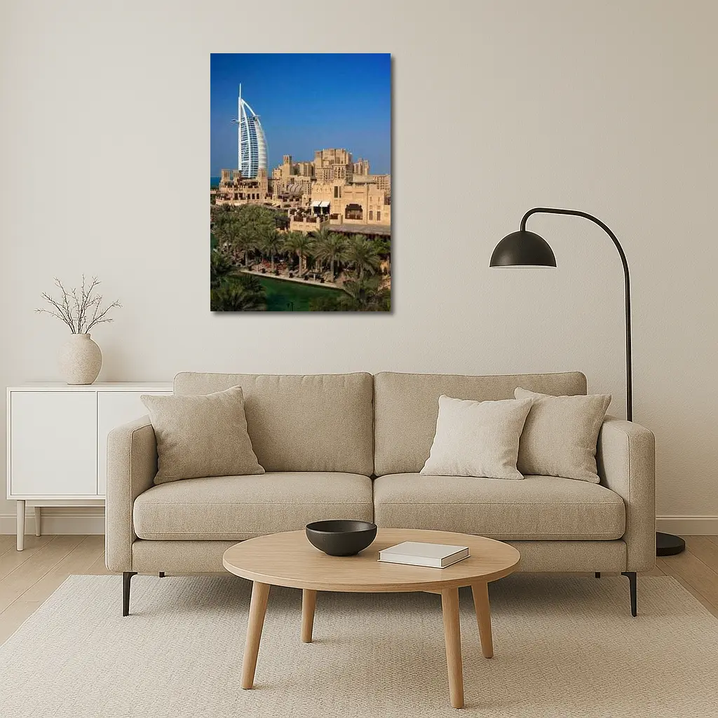 Burj Al Arab Hotel Dubai Skyline View – Wall Art