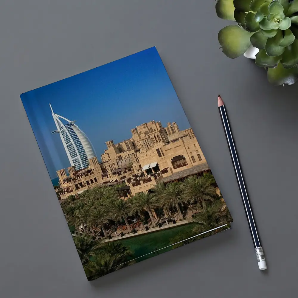 Burj Al Arab Hotel Dubai Skyline View – Notebooks