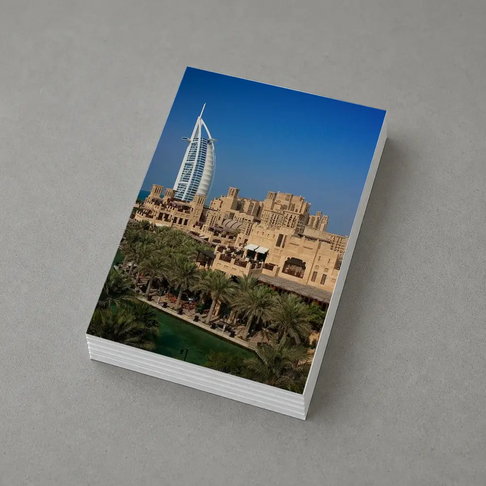 Burj Al Arab Hotel Dubai Skyline View – Postcards