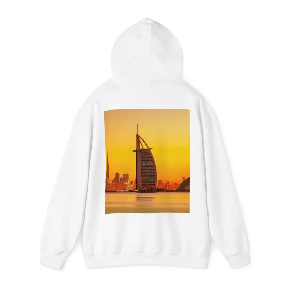 Burj Al Arab Dubai Skyline Sunset View – Hoodies