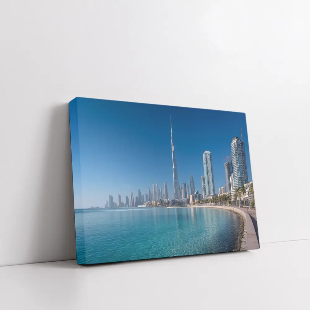 Burj Khalifa Dubai Skyline Beach View – Wall Art