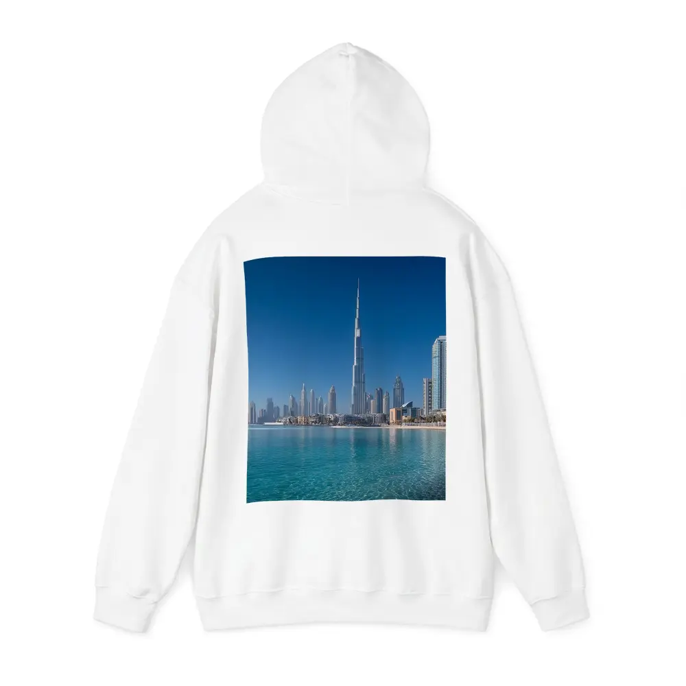 Burj Khalifa Dubai Skyline Beach View – Hoodies