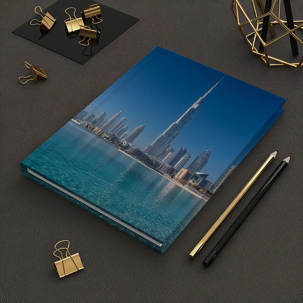 Burj Khalifa Dubai Skyline Beach View – Notebooks