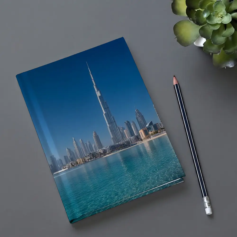 Burj Khalifa Dubai Skyline Beach View – Notebooks