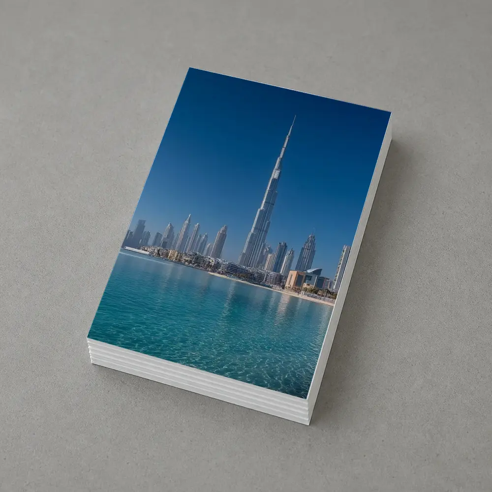 Burj Khalifa Dubai Skyline Beach View – Postcards