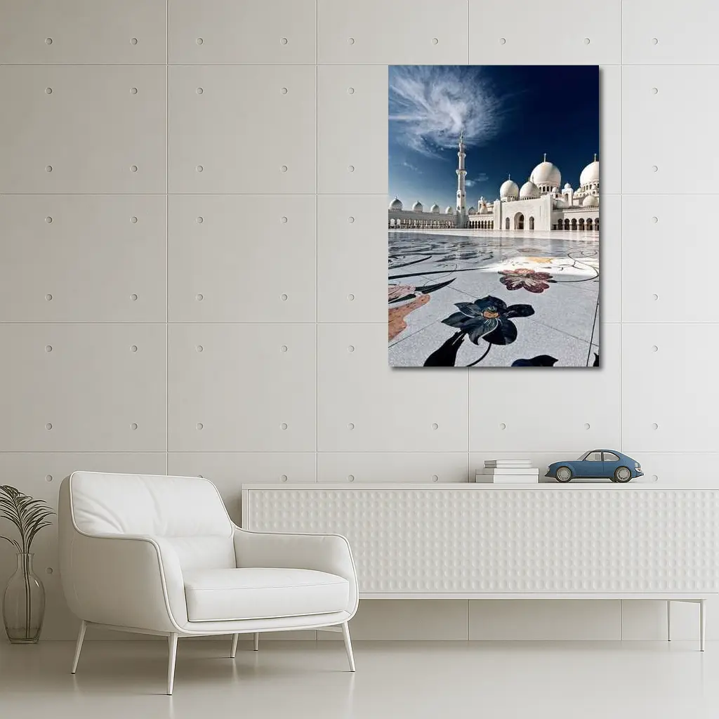 Sheikh Zayed Grand Mosque Abu Dhabi Sky – Wall Art