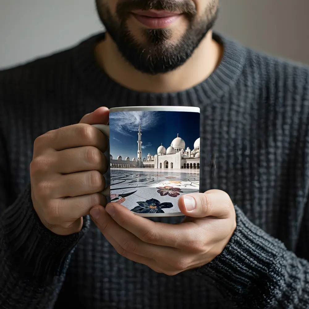 Sheikh Zayed Grand Mosque Abu Dhabi Sky – Mugs