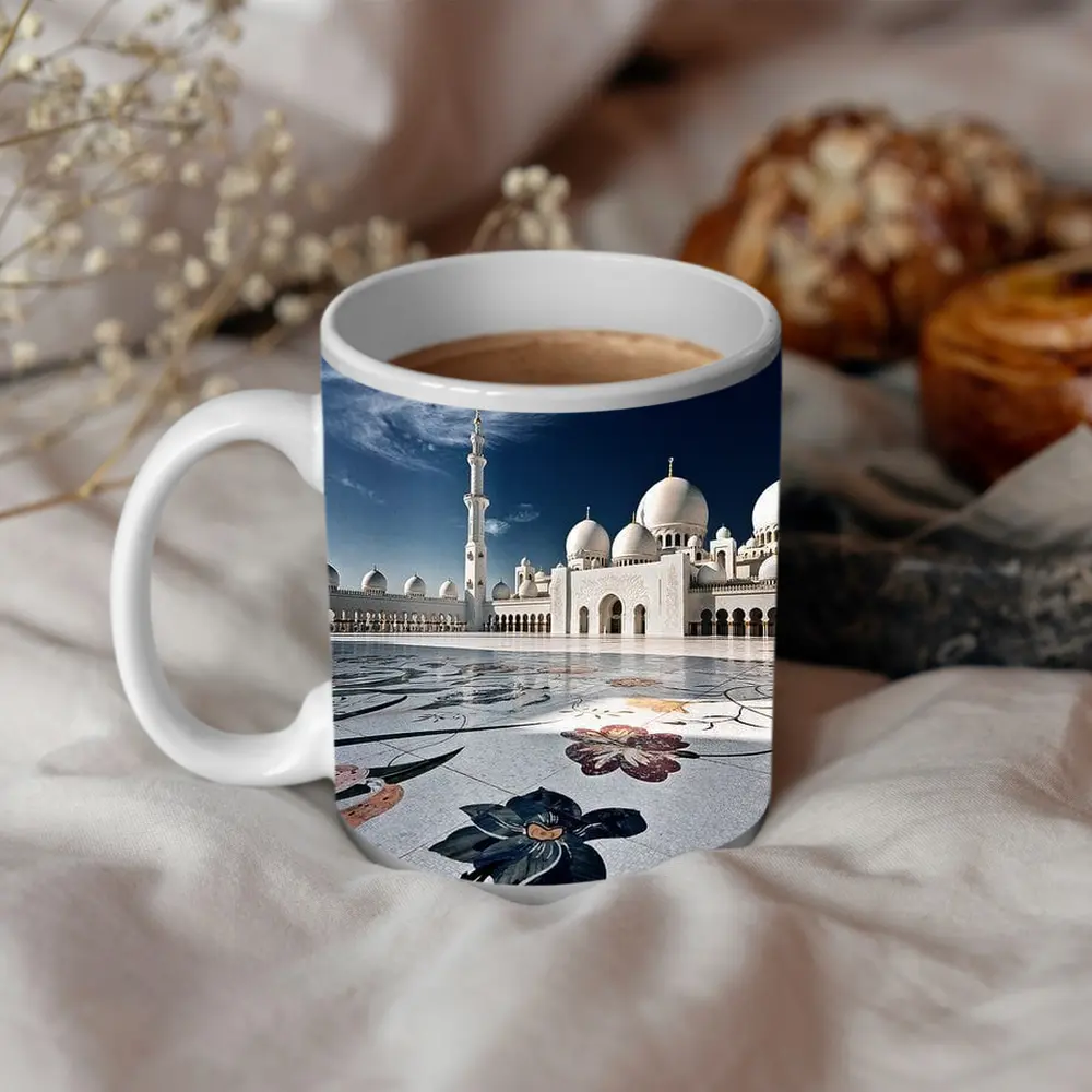 Sheikh Zayed Grand Mosque Abu Dhabi Sky – Mugs