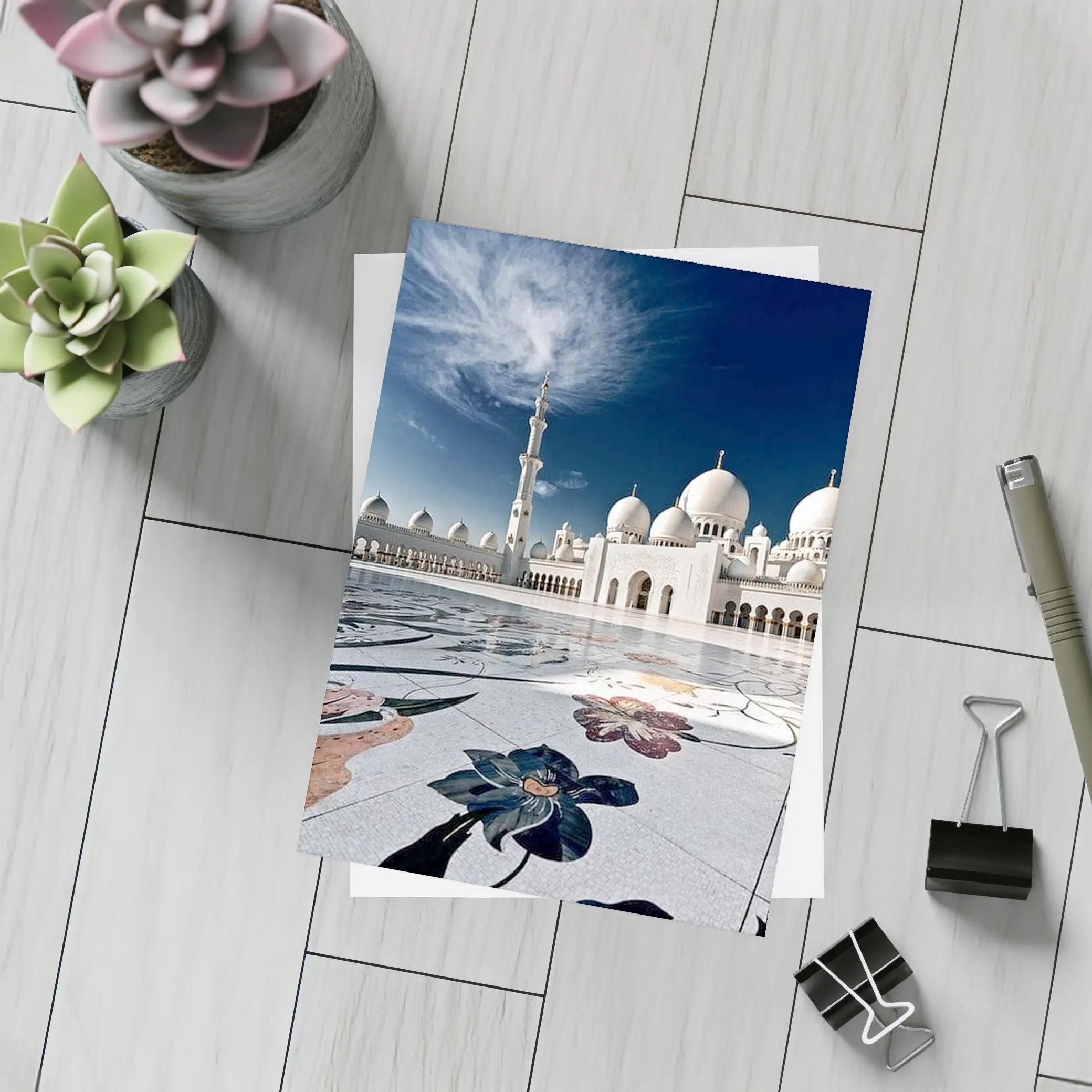 Sheikh Zayed Grand Mosque Abu Dhabi Sky – Postcards