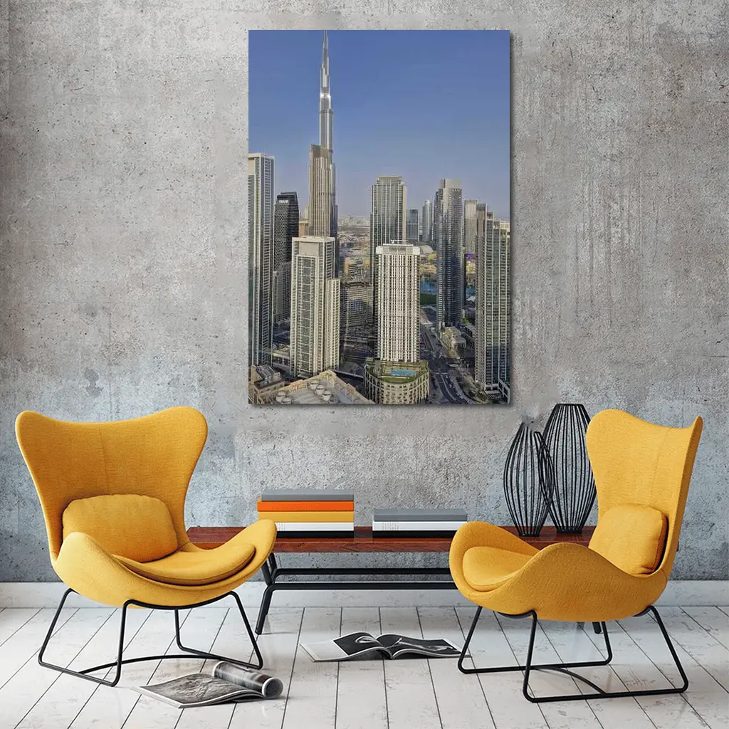 Burj Khalifa Towering Over Dubai Skyline – Wall Art
