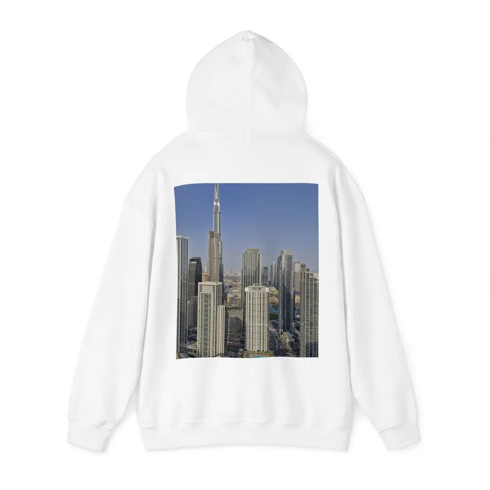 Burj Khalifa Towering Over Dubai Skyline – Hoodies