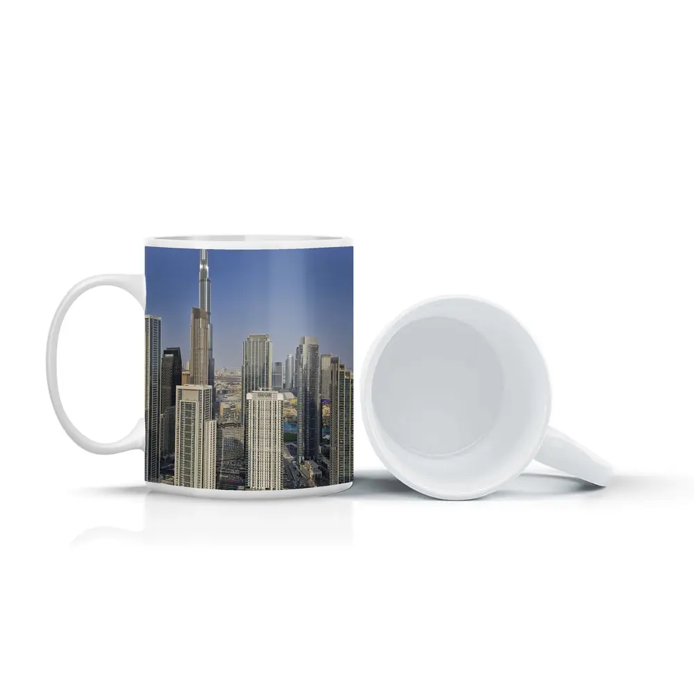 Burj Khalifa Towering Over Dubai Skyline – Mugs