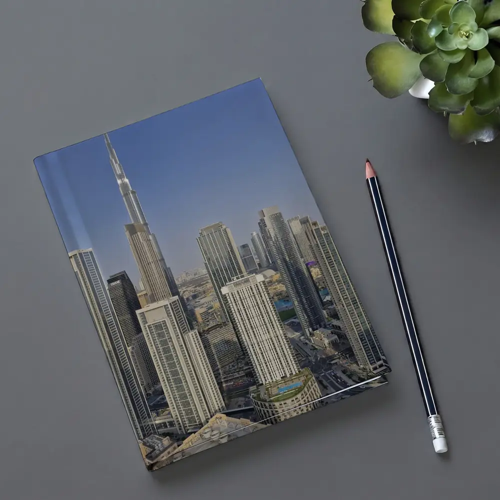 Burj Khalifa Towering Over Dubai Skyline – Notebooks