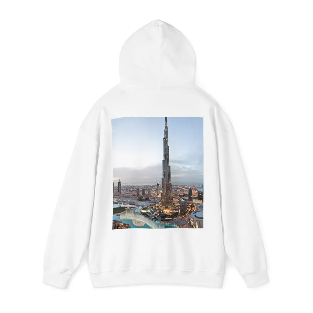 Burj Khalifa Tower Dubai City Skyline – Hoodies