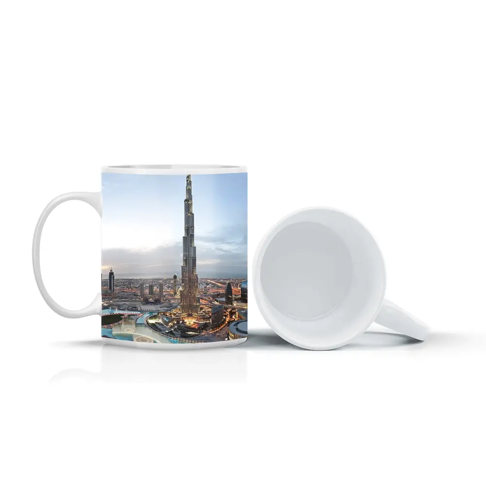 Burj Khalifa Tower Dubai City Skyline – Mugs