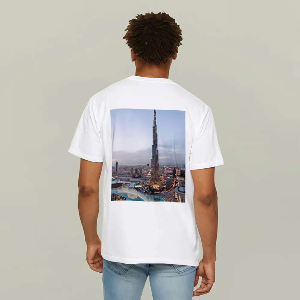 Burj Khalifa Tower Dubai City Skyline – T-Shirts