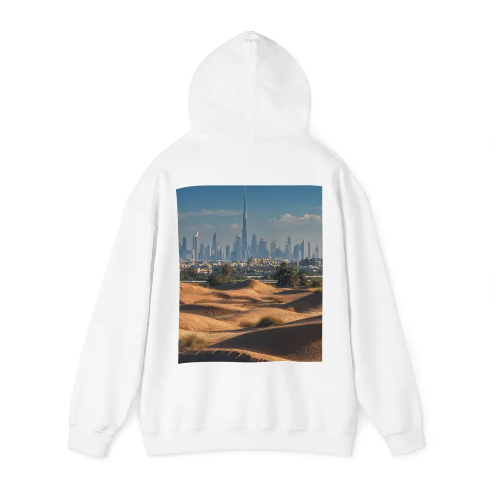 Dubai Skyline Burj Khalifa Desert Dunes – Hoodies