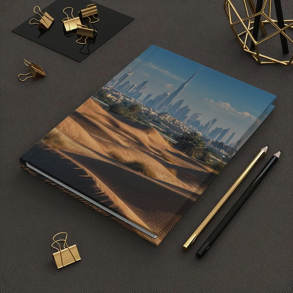 Dubai Skyline Burj Khalifa Desert Dunes – Notebooks