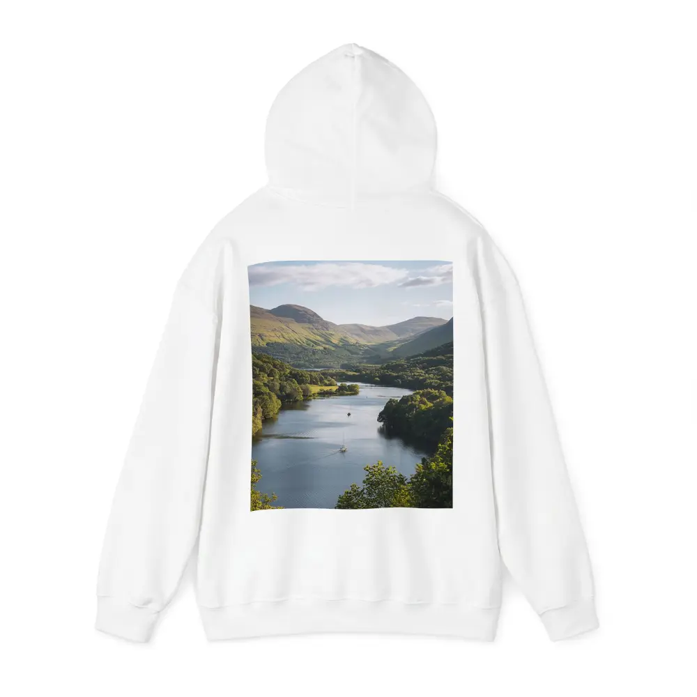 Scottish Loch Valley Green Hills Landscape – Hoodies