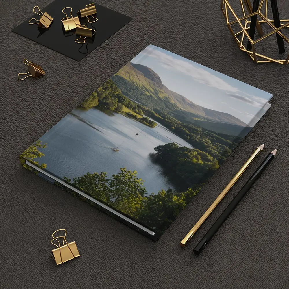 Scottish Loch Valley Green Hills Landscape – Notebooks