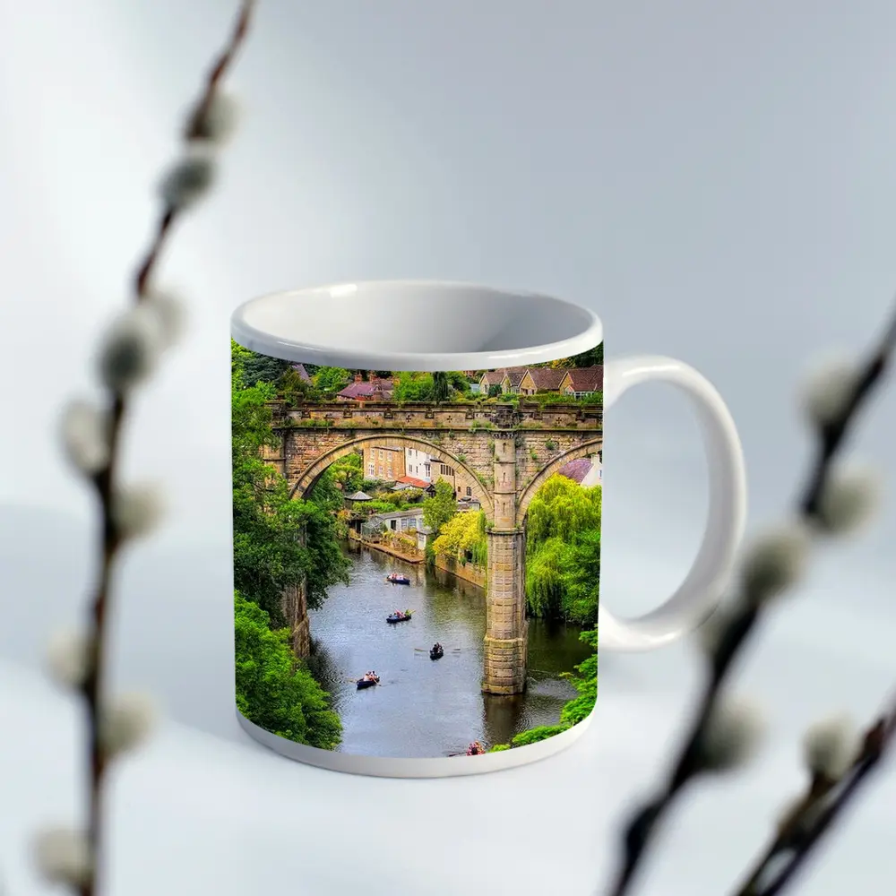 Knaresborough Viaduct River Nidd England Bridge – Mugs