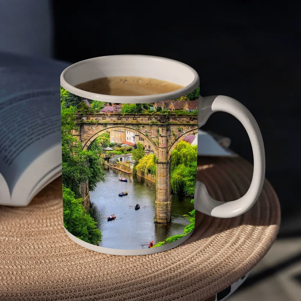 Knaresborough Viaduct River Nidd England Bridge – Mugs