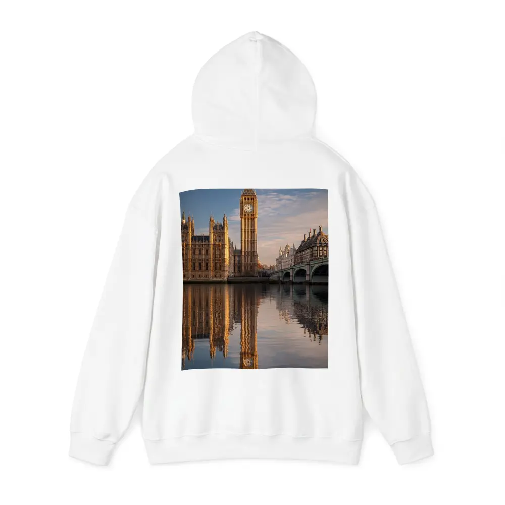 Big Ben Westminster Palace Thames River Reflection – Hoodies
