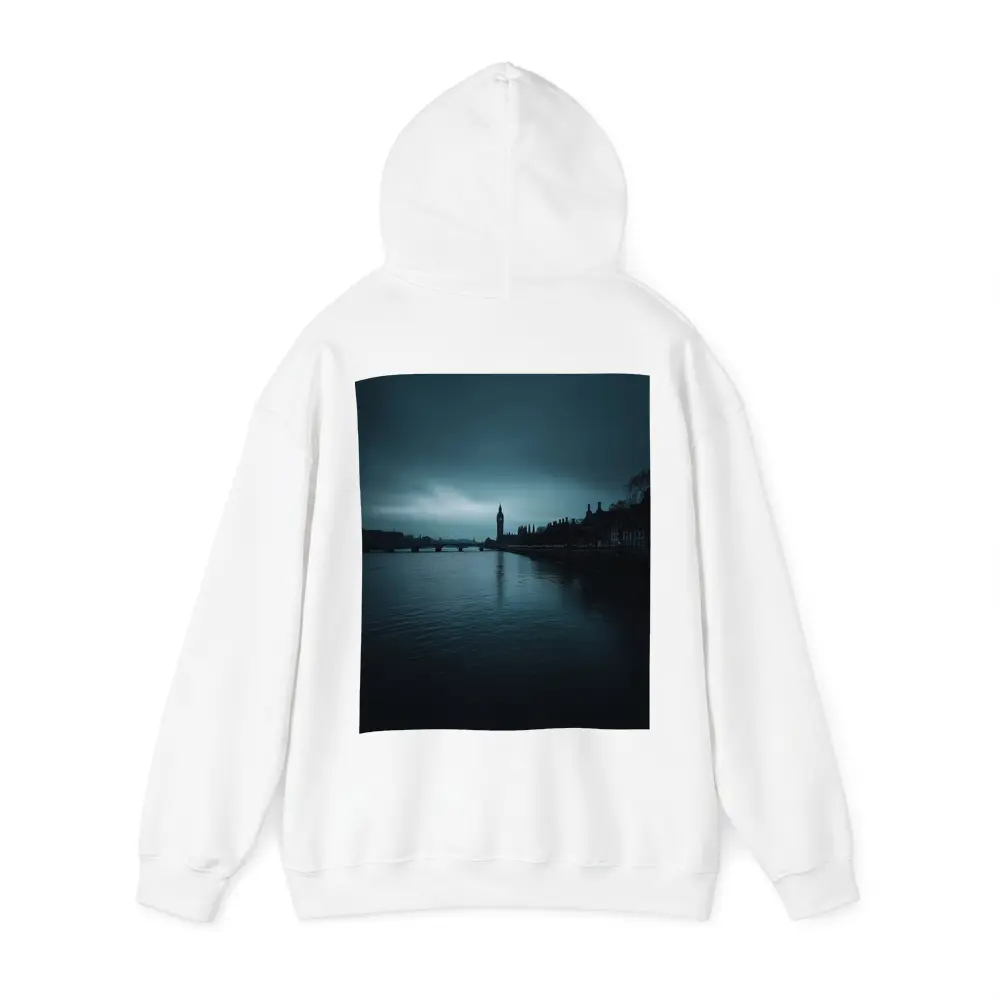 Big Ben Thames River Dark Moody Sky – Hoodies