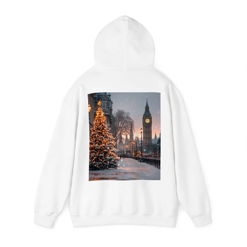 Big Ben London Snow Christmas Tree Winter – Hoodies