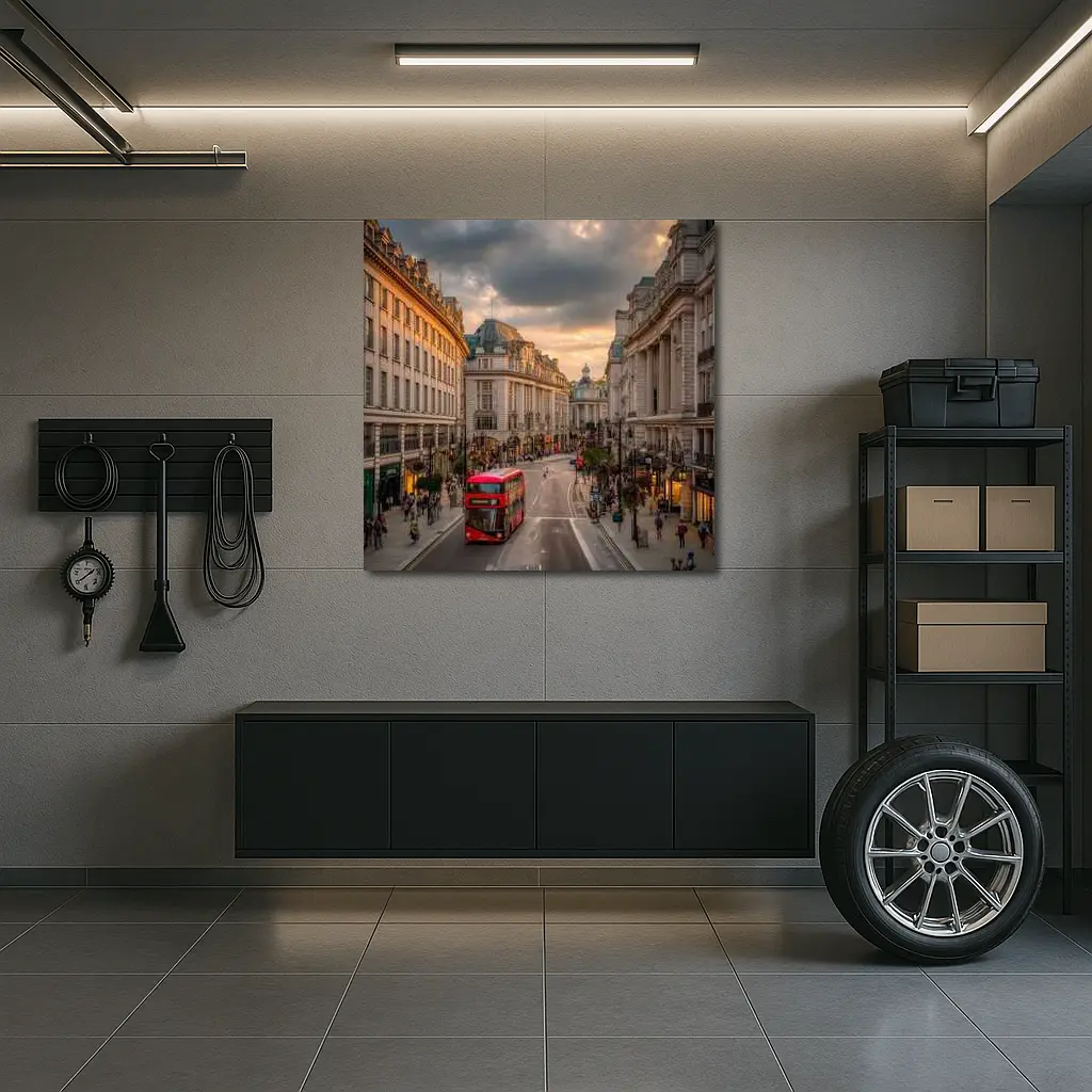 London Regent Street Red Double Decker Bus – Wall Art