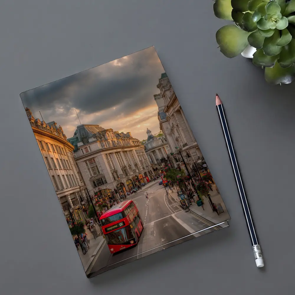 London Regent Street Red Double Decker Bus – Notebooks