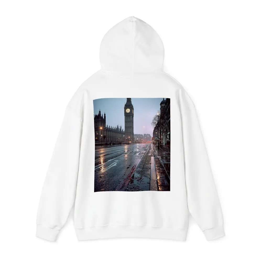 Big Ben Rainy Night London Street – Hoodies