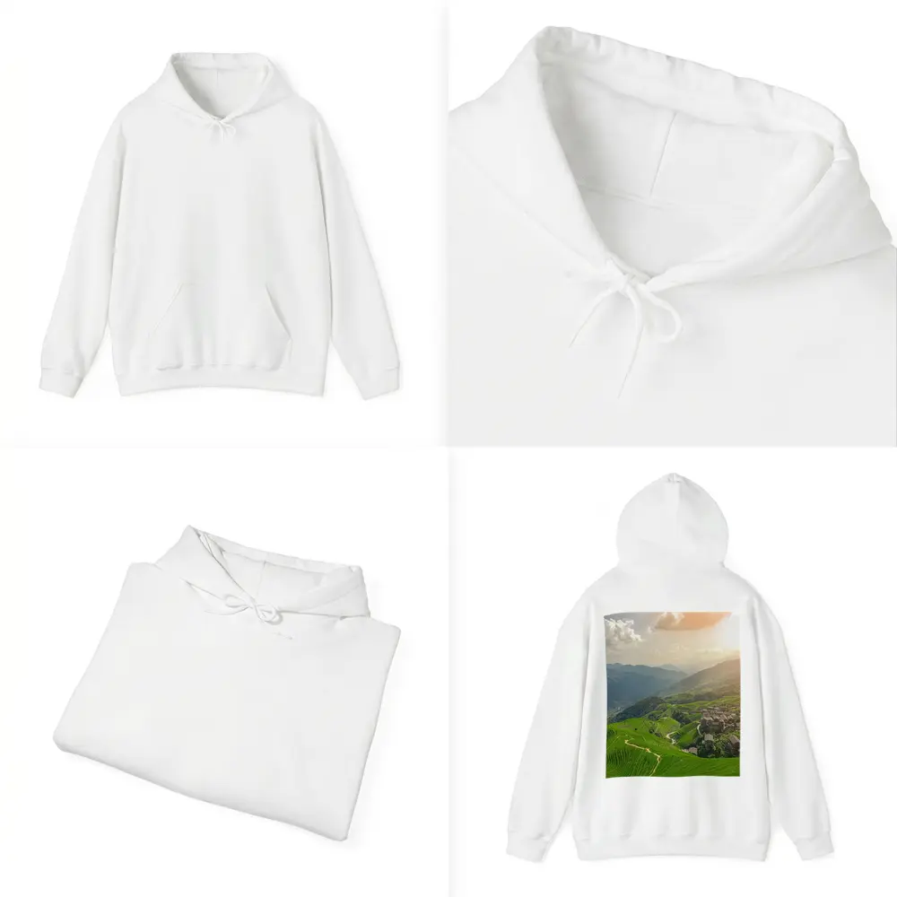 Green Rice Terraces Mountain Village China – Hoodies