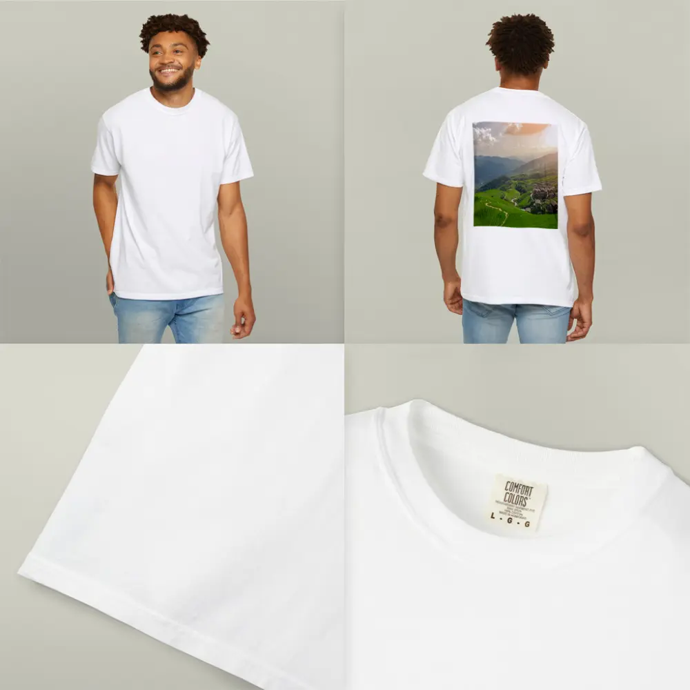 Green Rice Terraces Mountain Village China – T-Shirts