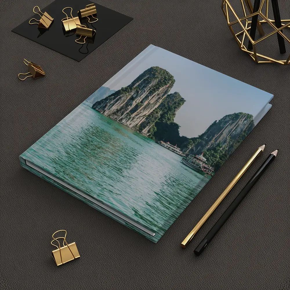 Ha Long Bay Limestone Karsts Teal Water – Notebooks