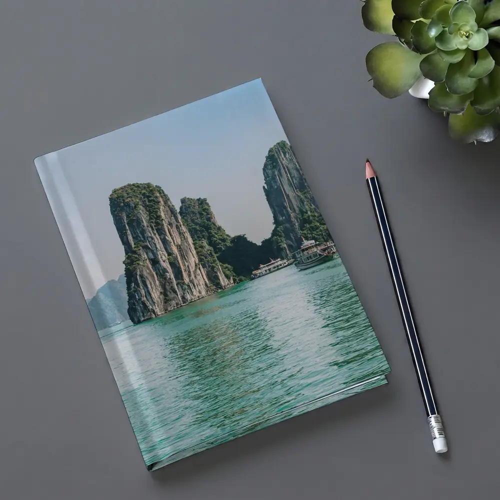 Ha Long Bay Limestone Karsts Teal Water – Notebooks