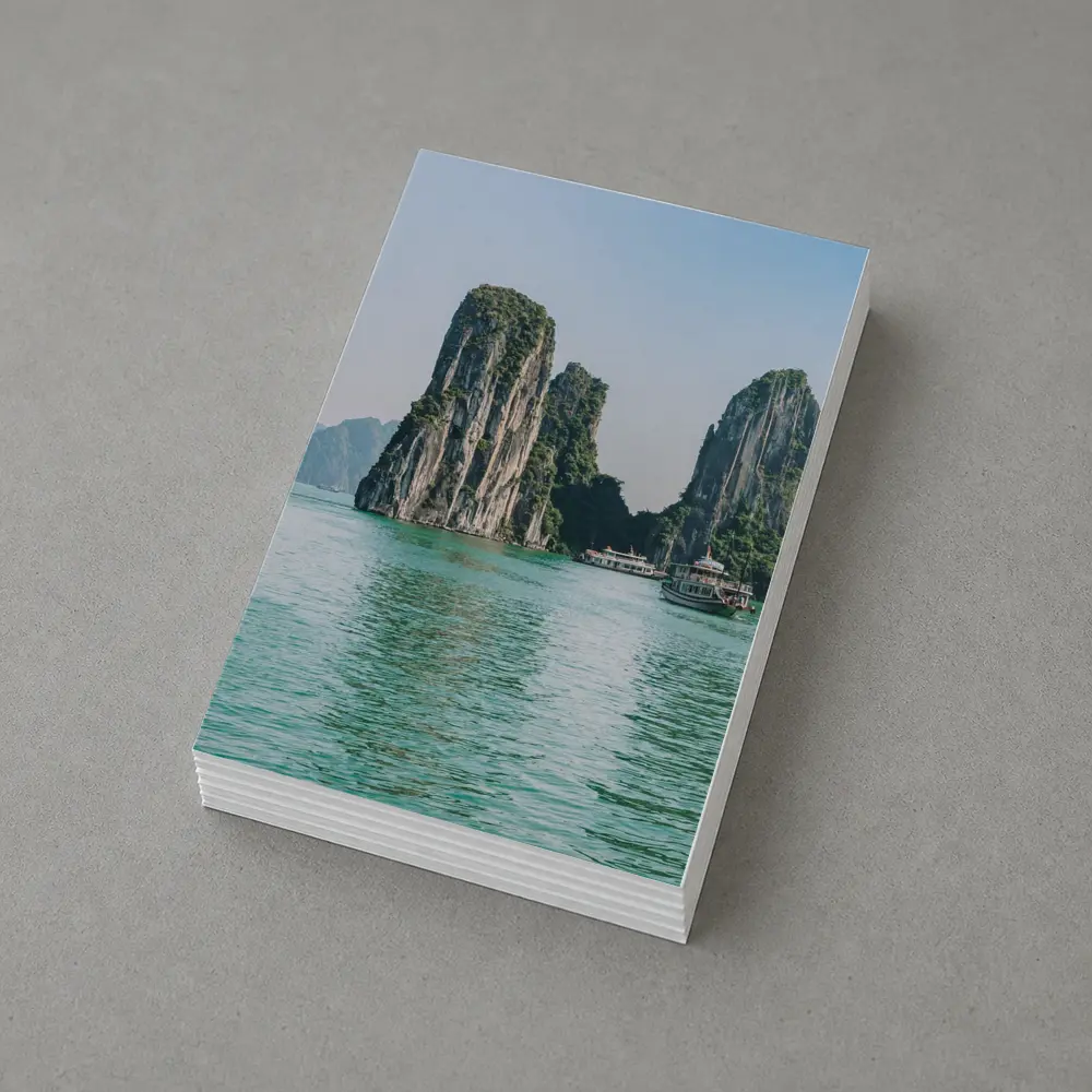 Ha Long Bay Limestone Karsts Teal Water – Postcards