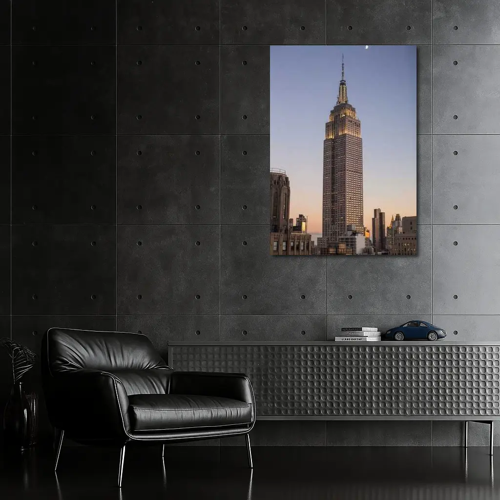 Empire State Building New York City Dusk – Wall Art