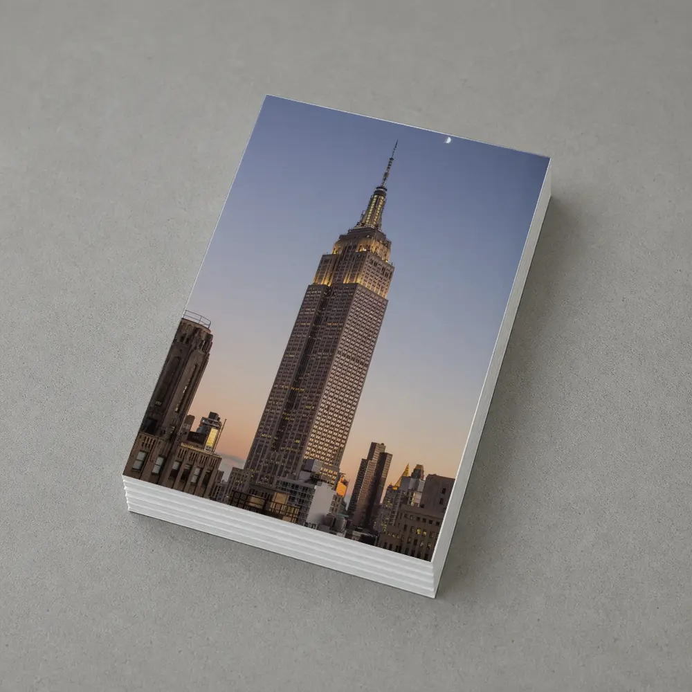 Empire State Building New York City Dusk – Postcards