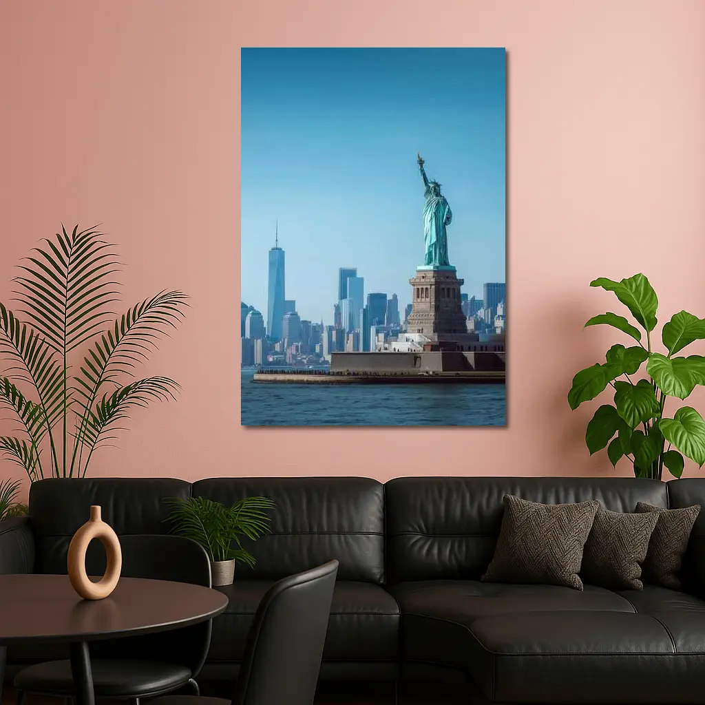 Statue of Liberty New York City Skyline – Wall Art